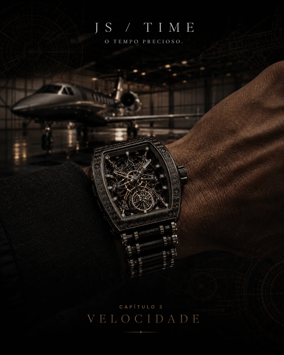 JS Time — relógio e aviação